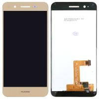 TOUCH SCREEN DISPLAY LCD ORO GOLD PER HUAWEI P8 LITE SMART GR3 TAG L01 RICAMBIO