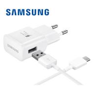 CARICABATTEIRE Wall Charger Samsung EP-TA200W + DG970BWE 15W 2A 1 x USB-A with USB-C Cable Bulk