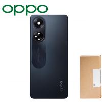 BACK COVER + VETRO FOTOCAMERA PER OPPO A98 5G CPH2529 NERO SERVICE PACK
