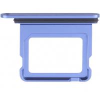CARRELLO SIM TRAY PER APPLE IPHONE 16 / 16 PLUS BLU