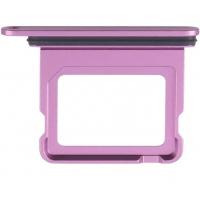 CARRELLO SIM TRAY PER APPLE IPHONE 16 / 16 PLUS ROSA