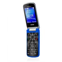 SMARTPHONE BRONDI CELLULARE PRESIDENT FLIP DUAL SIM FLIP BLU METAL NUOVO