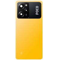 BACK COVER + CAMERA GLASS PER XIAOMI POCO X5 PRO 5G GIALLO