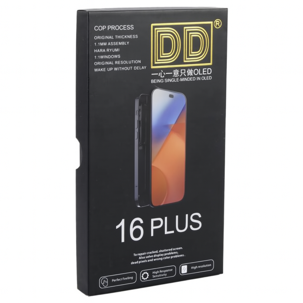 TOUCH SCREEN DISPLAY PER APPLE IPHONE 16 PLUS SOFT OLED DD