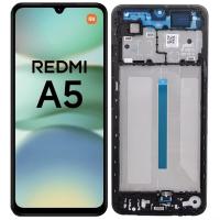 TOUCH SCREEN DISPLAY PER XIAOMI REDMI A5 4G 25028RN03Y CON FRAME NERO