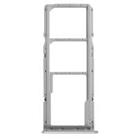 [b2983] CARRELLO SIM TRAY PER SAMSUNG GALAXY A515 A51 BIANCO / SILVER