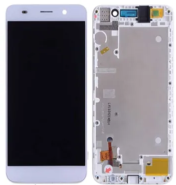 [f359] TOUCH SCREEN DISPLAY BIANCO PER HUAWEI Y6 2017 WHITE / NOVA YOUNG CON FRAME