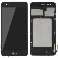 [d113] TOUCH SCREEN DISPLAY NERO PER LG K4 2017 BLACK M160 CON FRAME