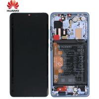 [f1989] TOUCH SCREEN DISPLAY ORIGINALE PER HUAWEI P30 PRO CON FRAME E BATTERIA BREATHING CRYSTAL SERVICE PACK
