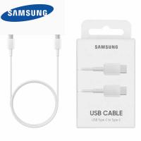 [b9897] CAVO Samsung C to C Cable  EP-DA705BWEGWW White In Blister
