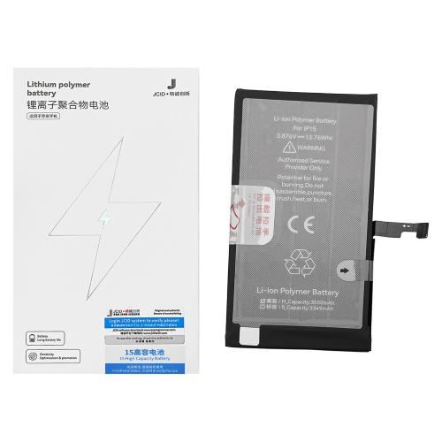 [a3152] BATTERIA JCID PER APPLE IPHONE 15 MAGGIORATA 3550MAH