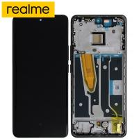 [y2964] TOUCH SCREEN DISPLAY PER REALME 12 PLUS / 12+ RMX3867 NERO CON FRAME SERVICE PACK