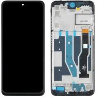 [y3036] TOUCH SCREEN DISPLAY PER TCL 20L / TCL 20+ PLUS CON FRAME NERO