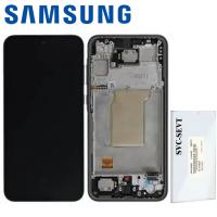[b10332] TOUCH SCREEN DISPLAY PER SAMSUNG GALAXY A36 5G A366 CON FRAME NERO SERVICE PACK