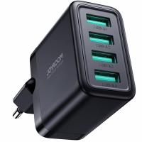 [y3301] CARICABATTERIE Wall Charger Joyroom JR-TCN03 24W 2.4A 4 x USB-A Black In Blister