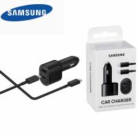 [y3324] CARICABATTEIRE Samsung Fast Car Charger With 2 Ports EP-L5300XBEGEU Black In Blister