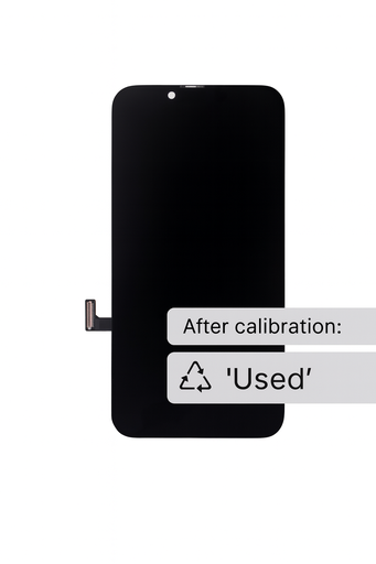 [a3341] TOUCH SCREEN DISPLAY PER APPLE IPHONE 13 PRO MAX ORIGINALE RIGENERATO CON FRONT FLAT ORIGINALE (&quot;USED&quot; ON &gt;iOS18)