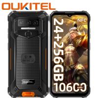 [r1295] SMARTPHONE OUKITEL WP23 Plus Rugged Phone 10600mAh Battery 6.52-inch Screen Smartphone 8+16/256GB Orange In Blister NUOVO