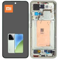 [t3777] TOUCH SCREEN DISPLAY PER XIAOMI MI 15 5G CON FRAME VERDE SERVICE PACK