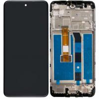 TOUCH SCREEN DISPLAY PER LG K42 CON FRAME NERO K420EMW