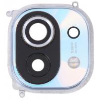 VETRO FOTOCAMERA CAMERA GLASS + FRAME PER XIAOMI MI 11 5G BLU