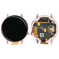TOUCH SCREEN DISPLAY PER SAMSUNG GALAXY WATCH ACTIVE 2 44mm R820/R825 CON FRAME ROSA SERVICE PACK
