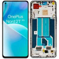 TOUCH SCREEN DISPLAY PER ONE PLUS NORD 2T CON FRAME NERO