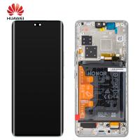 TOUCH SCREEN DISPLAY PER HUAWEI HONOR 200 PRO 5G ELP-AN00 CON FRAME BIANCO SERVICE PACK