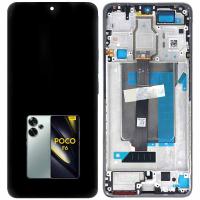 TOUCH SCREEN DISPLAY PER XIAOMI POCO F6 5G (2024) 24069PC21G CON FRAME VERDE