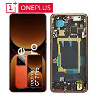 TOUCH SCREEN DISPLAY PER REALME GT 7 PRO 5G RMX5010 / RMX5011 CON FRAME ORANGE SERVICE PACK