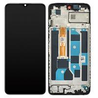 TOUCH SCREEN DISPLAY PER OPPO A40 CPH2669 / A40m CON FRAME NERO