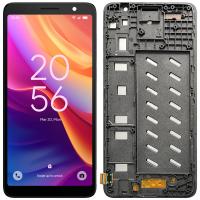 TOUCH SCREEN DISPLAY PER TCL 501 (T433D) CON FRAME NERO