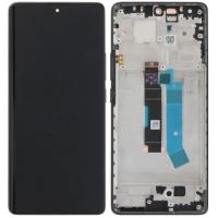 TOUCH SCREEN DISPLAY PER XIAOMI REDMI NOTE 14 PRO 4G 2025 24116RACCG CON FRAME NERO