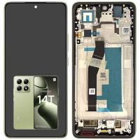 TOUCH SCREEN DISPLAY PER XIAOMI MI 14T 5G CON FRAME VERDE