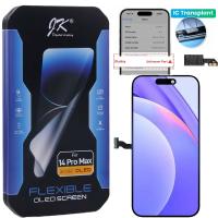 TOUCH SCREEN DISPLAY PER APPLE IPHONE 14 PRO MAX OLED SOFT JK REMOVABLE IC