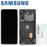 TOUCH SCREEN DISPLAY PER SAMSUNG GALAXY S20 FE G780 NERO SERVICE PACK RIGENERATO DA SAMSUNG