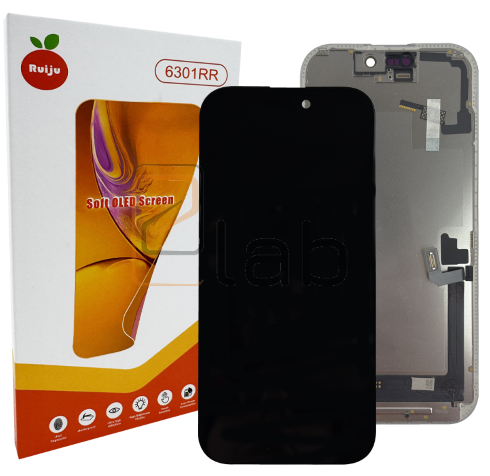 TOUCH SCREEN DISPLAY PER APPLE IPHONE 17 PRO MAX OLED SOFT 120hz RJ