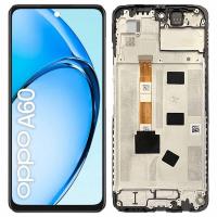 [y2891] TOUCH SCEEN DISPLAY PER OPPO A60 4G CPH2641 CON FRAME NERO