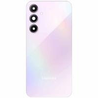 [b10218] BACK COVER + VETRO FOTOCAMERA PER SAMSUNG GALAXY A55 5G A556 ROSA