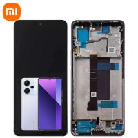 [t3518] TOUCH SCREEN DISPLAY PER XIAOMI REDMI NOTE 13 PRO PLUS /PRO+ 5G CON FRAME VIOLA SERVICE PACK