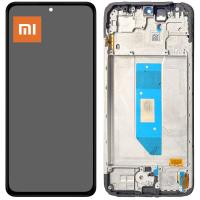 [t3651] TOUCH SCREEN DISPLAY PER XIAOMI REDMI NOTE 14 4G CON FRAME NERO SERVICE PACK