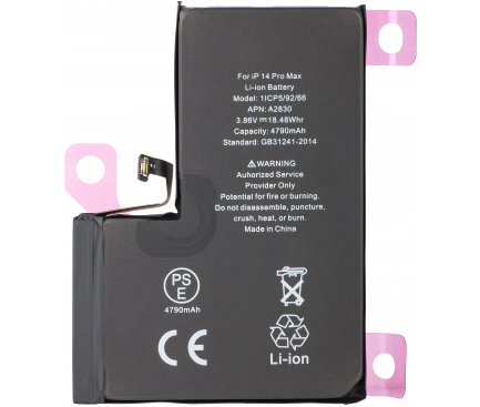 [a3527] BATTERIA PER APPLE IPHONE 14 PRO MAX HIGH CAPACITY 4690mAh DIAGNOSTICABILE
