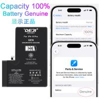 [a3555] BATTERIA DEJI PER APPLE IPHONE 15 PRO HIGH CAPACITY 3400mAh AUTODIAGNOSTICABILE 2ND GEN SHOW GENUINE